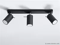 2 x solo focus plafond 3.0 armatuur zwart - afbeelding 4 van  4
