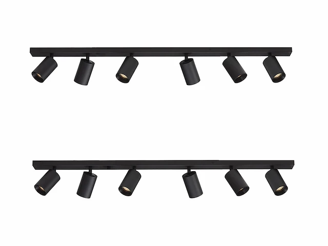 2 x solo focus plafond 6.0 armatuur zwart - afbeelding 1 van  8
