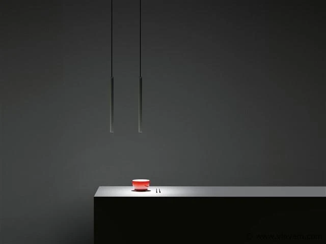 2 x solo tube slim design hanglamp zwart - afbeelding 2 van  7