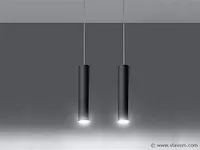 2 x solo yube design hanglamp zwart - afbeelding 1 van  4