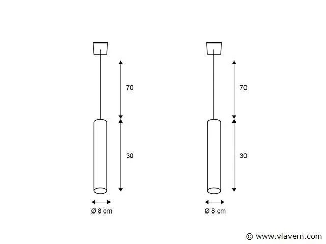 2 x solo yube design hanglamp zwart - afbeelding 3 van  4