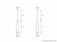 2 x solo yube wood design hanglampen - afbeelding 4 van  4
