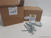 2 x spaanplaatvijzen 5 x 80 200 stuks kruiskop pz 2 - afbeelding 1 van  2