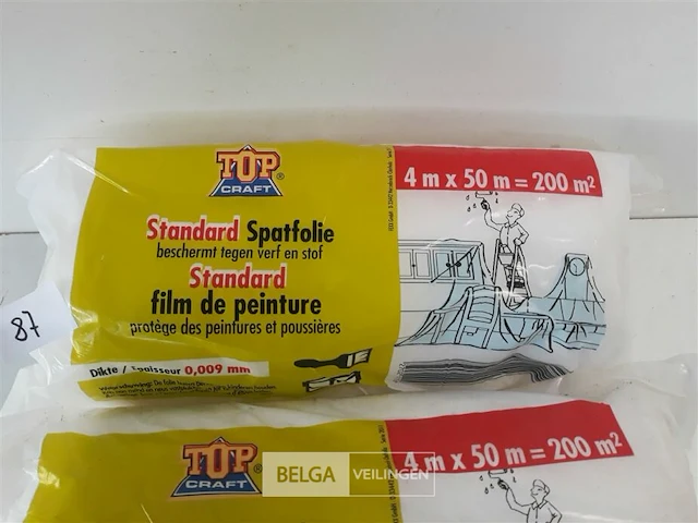 2 x spatfolie op rol 4 m x 50 m - afbeelding 3 van  3