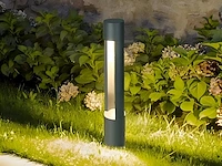 2 x staande tuinlamp 60cm gu10 fitting zwart waterdicht - afbeelding 2 van  5