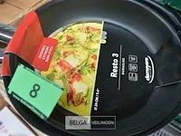 2 x steelpannen 24 cm + 28 cm - afbeelding 2 van  3