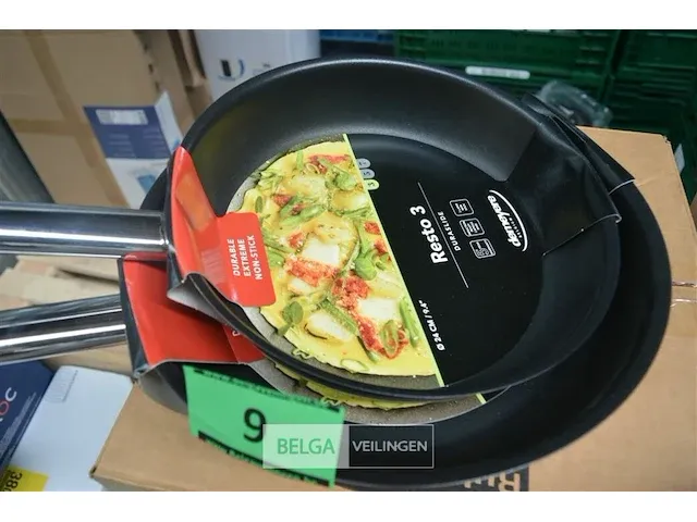 2 x steelpannen 24 cm + 28 cm - afbeelding 3 van  3