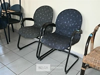 2 x stoel met armleuning - afbeelding 1 van  3