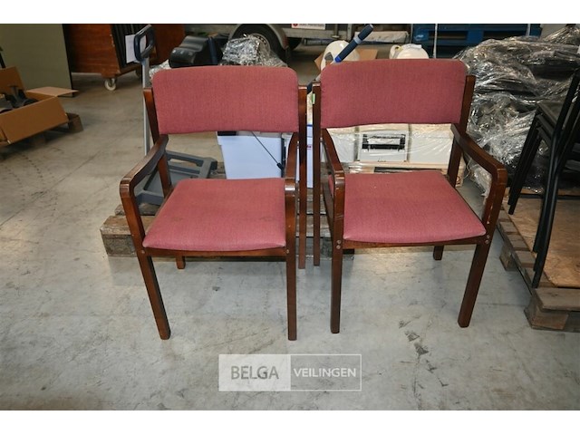 2 x stoel met armleuning - afbeelding 1 van  4