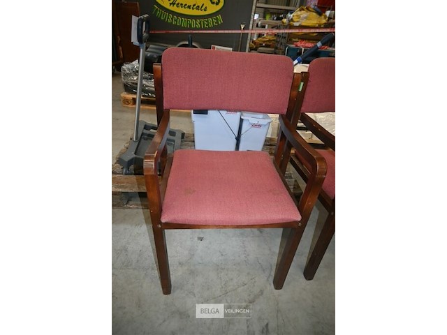 2 x stoel met armleuning - afbeelding 3 van  4