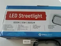 2 x straatlamp led 30w 3600lm koud wit 300x115x50 mm - afbeelding 3 van  3