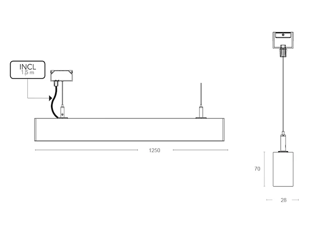2 x sub 125 design pendel armatuur zwart - afbeelding 8 van  9