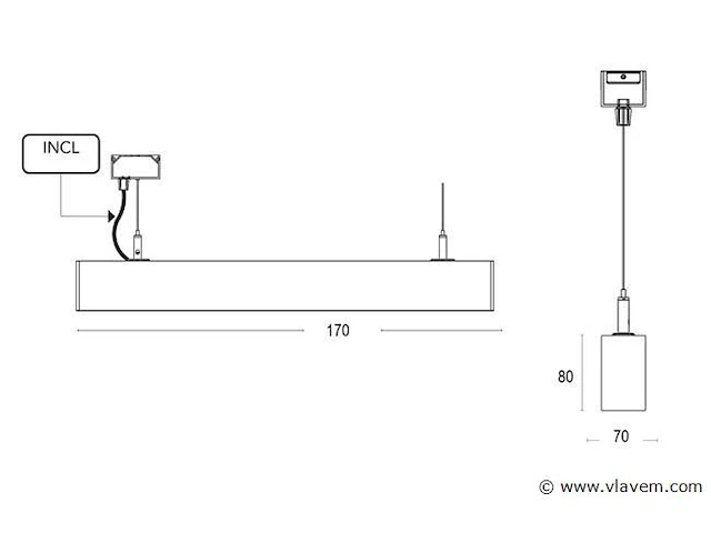 2 x sub 170 led design pendel armatuur zwart - afbeelding 3 van  11