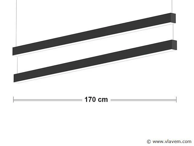 2 x sub 170 led design pendel armatuur zwart - afbeelding 5 van  11