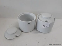 2 x suikerpot rond - afbeelding 1 van  2