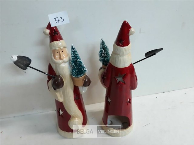 2 x t-lichthuisje kerstman - afbeelding 3 van  3