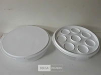 2 x taart of cupcake doos curver 29 cm 4 cm hoog - afbeelding 2 van  2