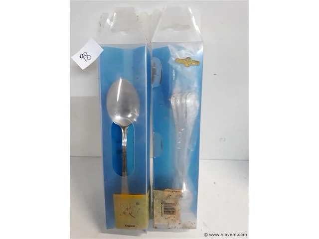 2 x tafellepel 20 cm 18/10 6 stuks - afbeelding 1 van  2