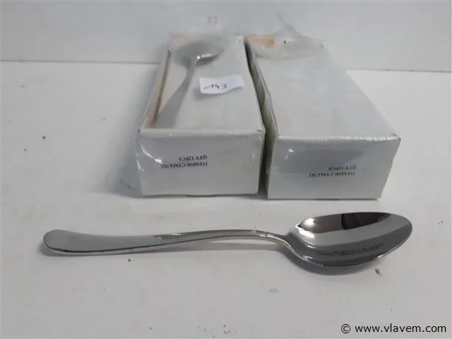 2 x tafellepel 21 cm 18/10 12 stuks - afbeelding 2 van  2
