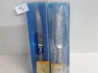2 x tafelmes 24 cm 18/10 6 stuks - afbeelding 1 van  2