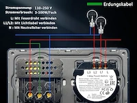 2 x tawoia touch-lichtschakelaar met stopcontact - afbeelding 7 van  7