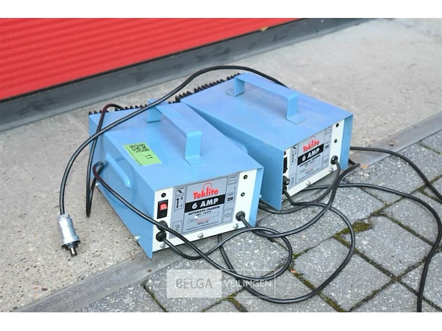 2 x teklite 6 amp batterijlader - afbeelding 1 van  5