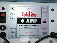 2 x teklite 6 amp batterijlader - afbeelding 4 van  5