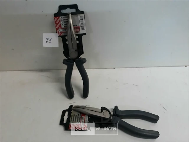 2 x telefoontang gebogen 200 mm - afbeelding 1 van  3