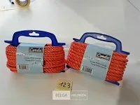 2 x touw oranje ppn op haspel 1 x 6mm x 20m 1 x 10mm x 10m - afbeelding 1 van  3