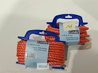 2 x touw oranje ppn op haspel 1 x 8mm x 10m + 1 x 10mm x 10m - afbeelding 1 van  3