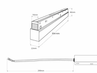 2 x transformator voor magnetische rail 20 mm 48v – 200w - afbeelding 6 van  6