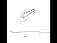 2 x transformator voor magnetische rail 20mm 48v -100w - afbeelding 3 van  5