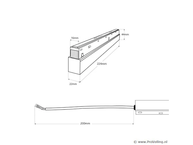 2 x transformator voor magnetische rail 20mm 48v -100w - afbeelding 5 van  5
