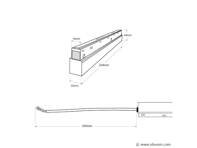 2 x transformator voor magnetische rail 20mm 48v -100w - afbeelding 5 van  5