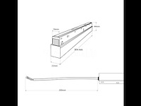 2 x transformer voor magnetische rail 20mm 48v -200w - afbeelding 4 van  5