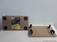 2 x transport trolley 45x26 cm 150kg - afbeelding 1 van  2