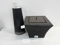 2 x tuinfakkel zink - afbeelding 1 van  3