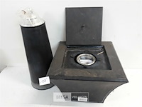 2 x tuinfakkel zink - afbeelding 3 van  3