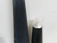 2 x tuinfakkel zinken kegel - afbeelding 2 van  3