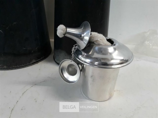 2 x tuinfakkel zinken kegel - afbeelding 3 van  3
