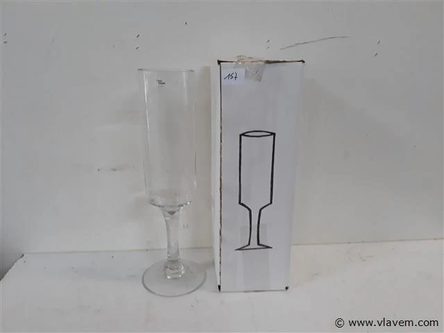 2 x vaas als champagneglas - afbeelding 1 van  2