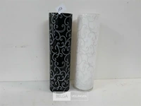 2 x vaas cylinder zwart/wit - afbeelding 1 van  3