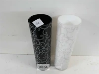 2 x vaas cylinder zwart/wit - afbeelding 3 van  3