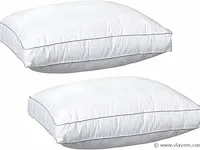 2 x valeria – box hoofdkussen 60x50x10cm - afbeelding 2 van  2