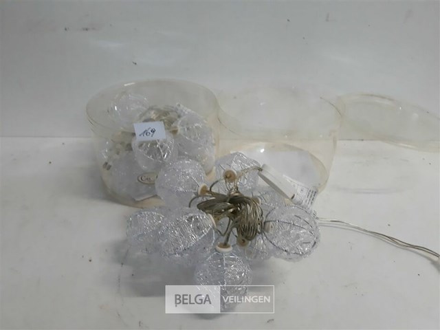 2 x verlichting led 10 ballen koud wit - afbeelding 1 van  3