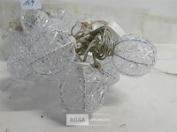 2 x verlichting led 10 ballen koud wit - afbeelding 3 van  3