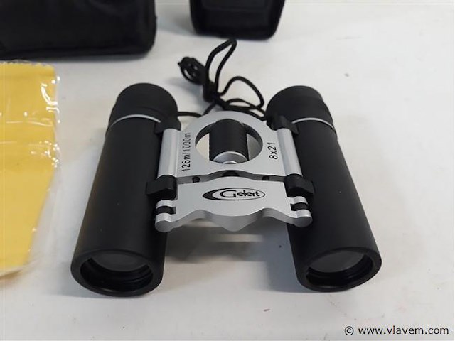 2 x verrekijker in opbergzak gelert - afbeelding 2 van  2