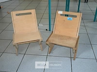 2 x verstelbare houten stoel - afbeelding 1 van  5