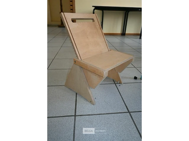 2 x verstelbare houten stoel - afbeelding 2 van  5