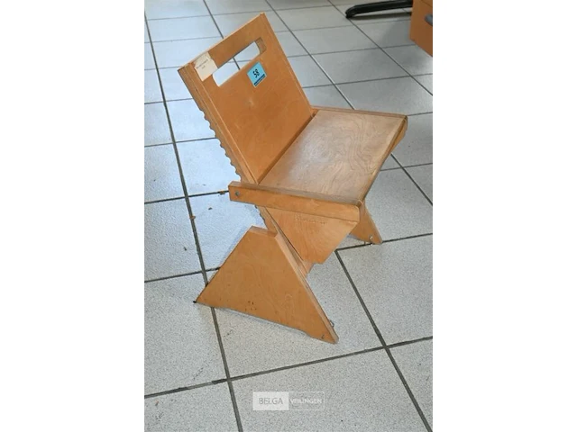 2 x verstelbare houten stoel - afbeelding 4 van  5